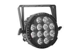 Светодиодный прожектор, аккумуляторный, беспроводной, IP65, RGBWAUV, 12х12Вт LFocus BAT-12A