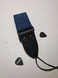 Ремень для гитары, полиэстер, синий LionStraps LS.P.C.012