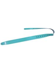 Ремень для акустической гитары, кожаный, зеленый LUTNER LSGL3-G