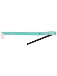 Ремень для акустической гитары, кожаный, зеленый LUTNER LSGL6-G