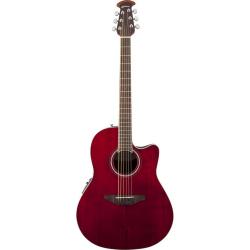 Электроакустическая гитара OVATION CS24-RR Celebrity Standard Mid Cutaway Ruby Red
