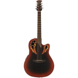 Электроакустическая гитара OVATION CE44-RRB Celebrity Elite Mid Cutaway Reversed Redburst