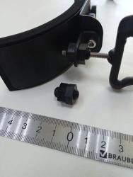 Втулка + 2 гайки на мостик для скрипки Bonmusica MEZZO MZ-ZMV