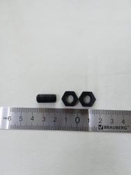 Втулка + 2 гайки на мостик для скрипки Bonmusica MEZZO MZ-ZMV