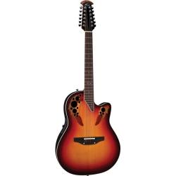 12-струнная гитара OVATION 2758AX-NEB Standard Elite 12-String Deep Contour Cutaway New England Burst