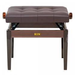 Банкетка, коричневая, искусственная кожа RIN LB-21RWG