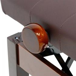 Банкетка, коричневая, искусственная кожа RIN LB-21RWG