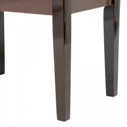 Банкетка, коричневая, искусственная кожа RIN LB-21RWG