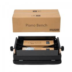 Банкетка, черная, искусственная кожа RIN LB-31BKG