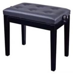 Банкетка, черный/черный, искусственная кожа RIN HY-DX15-GLOSS-BLACK