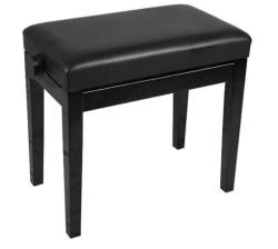 Банкетка, черный/черный, искусственная кожа RIN HY-DX14-GLOSS-BLACK