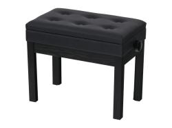 Банкетка, матовый черный, искусственная кожа RIN HY-P410-SATIN-BLACK