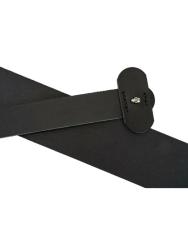 Ремень для гитары, кожаный, черный ROOT NOTE GS6001-BK