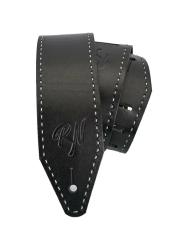 Ремень для гитары, кожаный, черный ROOT NOTE GS7102-BK