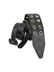 Ремень для гитары, кожаный, черный ROOT NOTE GS7113-BK