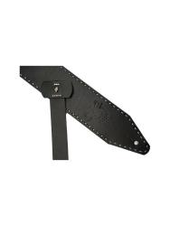 Ремень для гитары, кожаный, черный ROOT NOTE GS7103-BK