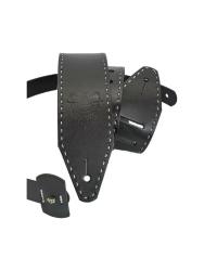 Ремень для гитары, кожаный, черный ROOT NOTE GS7103-BK