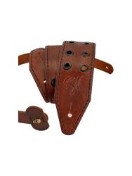 Ремень для гитары, кожаный, коричневый ROOT NOTE GS7111-BR