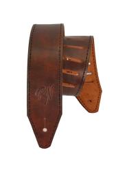 Ремень для гитары, кожаный, коричневый ROOT NOTE GS7101-BR