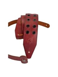 Ремень для гитары, кожаный, красный ROOT NOTE GS7013-RD