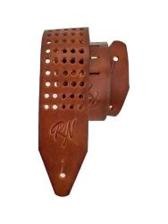 Ремень для гитары, кожаный, коричневый ROOT NOTE GS7022-BR