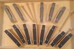 Металлофон разборный (глокеншпиль) альт 8 нот+ 5 полутонов, 13 палочек, в кейсе SINKOPA SGBA13