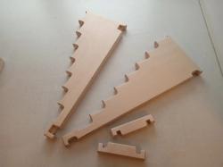 Металлофон разборный (глокеншпиль) сопрано 8 нот, с подставкой-