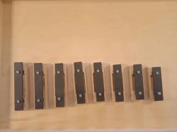 Металлофон разборный (глокеншпиль) сопрано 8 нот, 2 палочки SINKOPA SGBS8