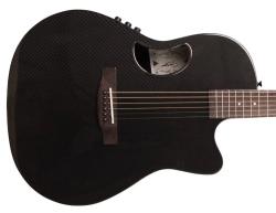 Электро-акустическая гитара, чёрная SMIGER CE-2021-CF