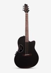 Электро-акустическая гитара, чёрная SMIGER CE-2021-CF