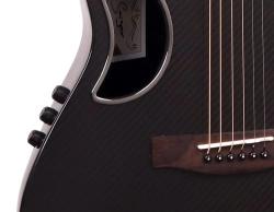 Электро-акустическая гитара, чёрная SMIGER CE-2021-CF