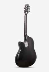 Электро-акустическая гитара, чёрная SMIGER CE-2021-CF