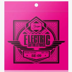 Комплект струн для электрогитары, никелированные, 9-42 SMIGER SE-09