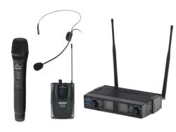 Беспроводная микрофонная система, ручной и головной микрофон SOUNDSATION WF-D290HP