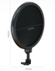 Амортизатор для микрофона, с поп-фильтром SUPERFIX XMJ11BP1