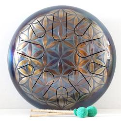 Глюкофон 30см Цветок Жизни, F# Major МАСТЕРСКАЯ АЛАТЫРЬ AL30-F-FL