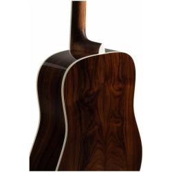 Акустическая гитара дредноут, верхняя дека массив ситхинской ели, корпус пау ферро ADLER D100-SR