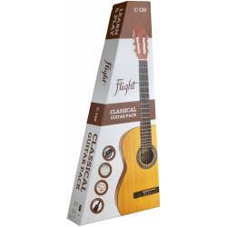 Гитара классическая в наборе FLIGHT C-120 BK PACK