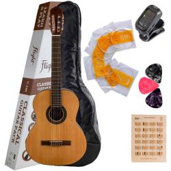 Гитара классическая в наборе FLIGHT C-120 NAT PACK