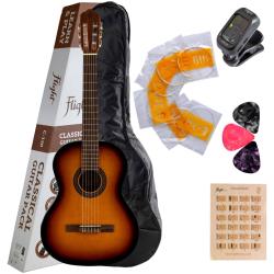 Гитара классическая в наборе FLIGHT C-120 SB PACK
