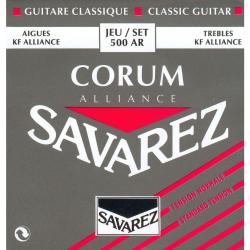 Струны для классической гитары, нейлон, нормальное натяжение SAVAREZ 500AR Alliance Corum Red Normal Tension