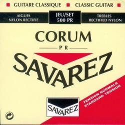 Струны для классической гитары, нейлон, нормальное натяжение SAVAREZ 500PR Traditional Corum Red Normal Tension