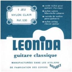 Струны для классической гитары, нейлон SAVAREZ Leonida 530