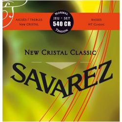 Струны для классической гитары, нейлон, нормальное натяжение SAVAREZ 540CR New Cristal Classic Normal Tension