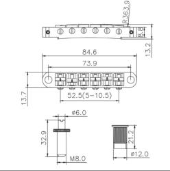 Струнодержатель GUYKER GM003 CR