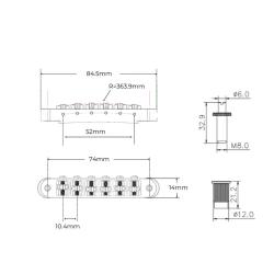 Струнодержатель GUYKER GM005 CR
