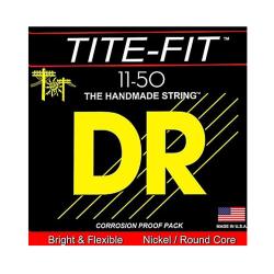 Струны для электрогитары, калибр 11-50 DR STRINGS EH-11 Tite-Fit Electric Heavy 11-50