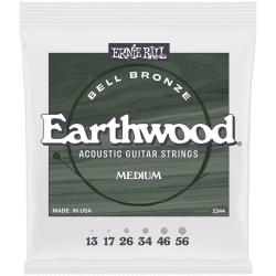 Струны для акустической гитары ERNIE BALL 2344 John Mayer Earthwood Bell Bronze Medium 13-56