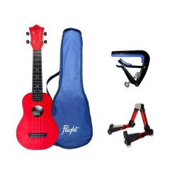 Укулеле комплект FLIGHT TUS-35 RD PACK