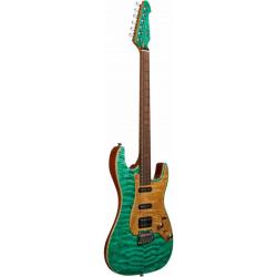 Электрогитара шестиструнная KEIPRO KS-Deluxe PRO-Q S.S.H TG + bag